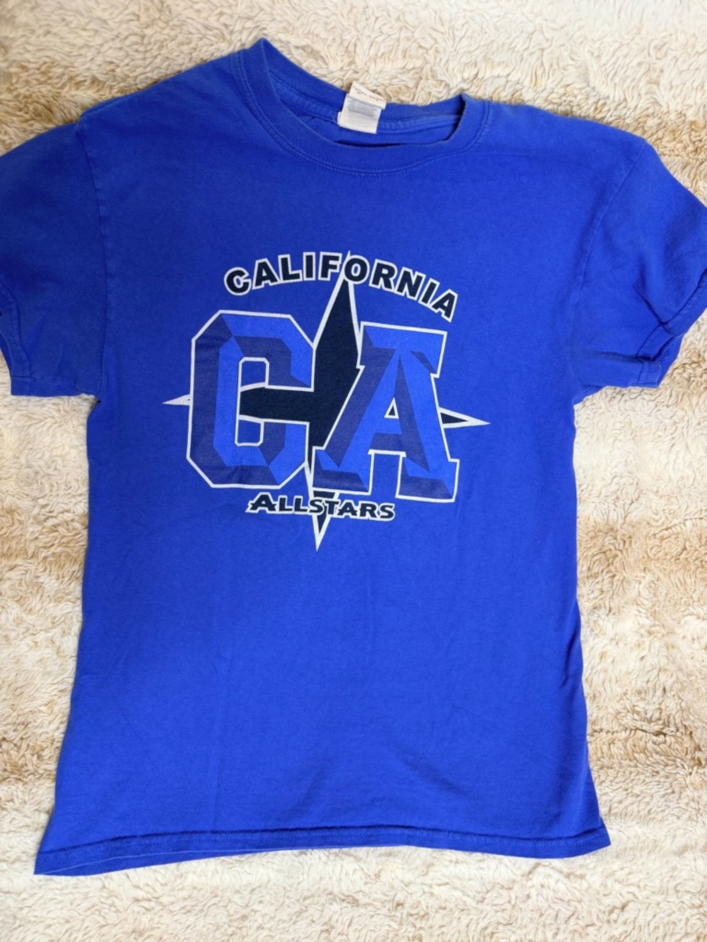 Cali All Stars practice shirt. - Royal Blue